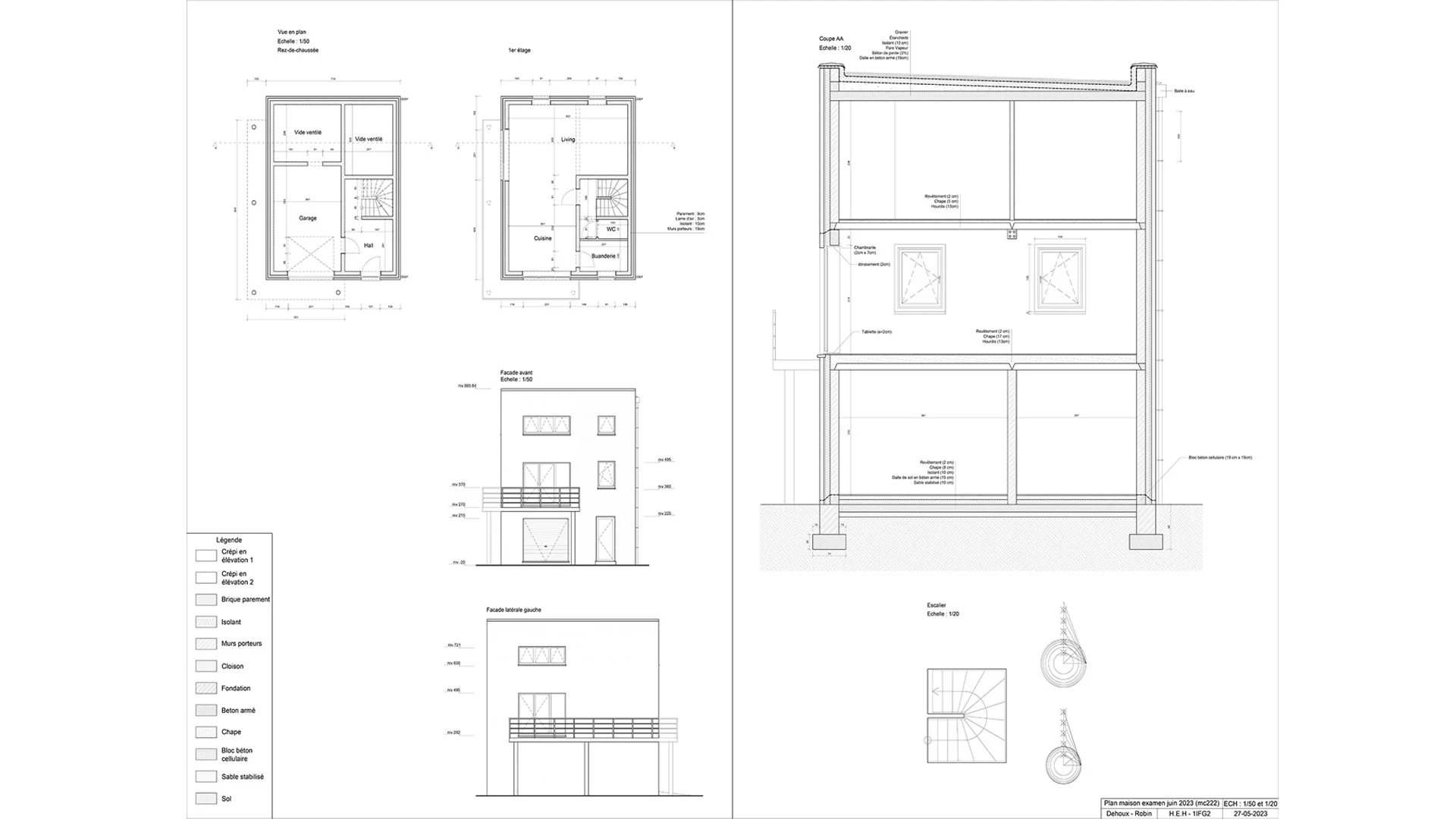 2d plan of a house