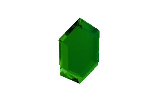 3d render of a ruby animated